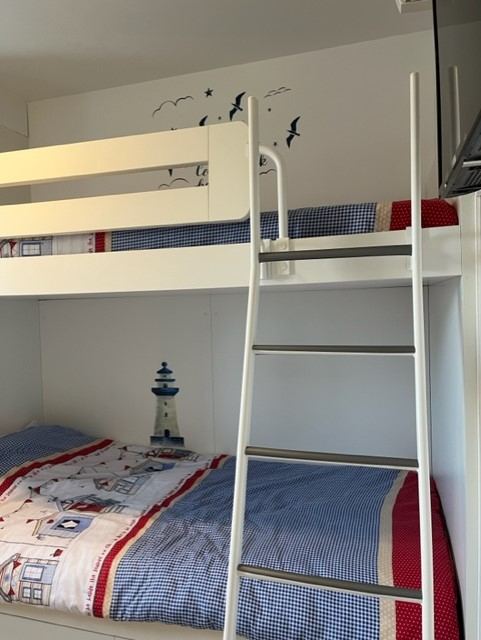 Stapelbed op het gelijkvloers